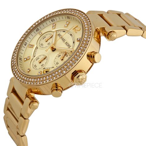 michael kors parker ceramic crystal chronograph watch white|mk5354 michael kors watch.